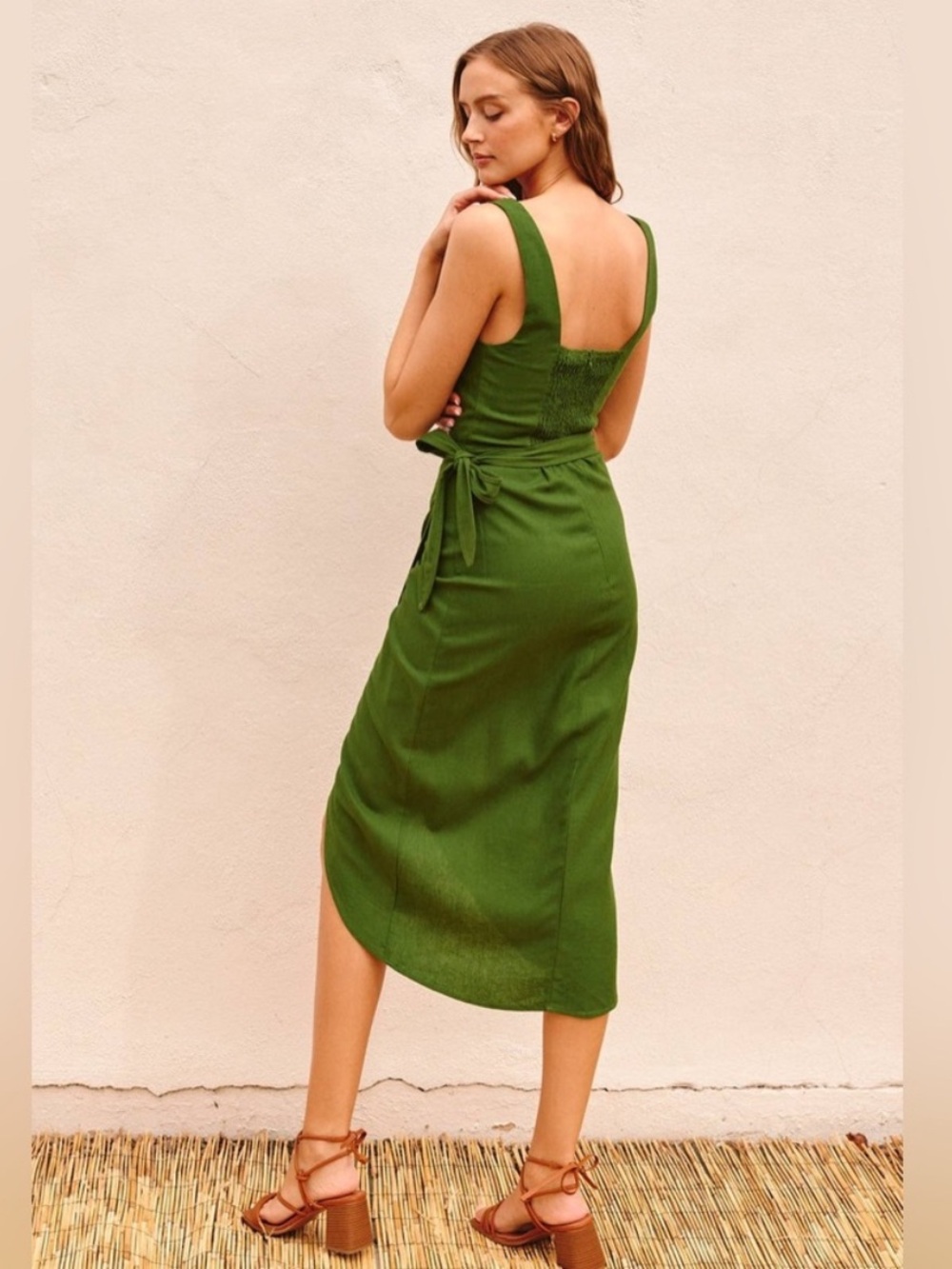 DRESS FORUM HEAVEN MIDI WRAP DRESS
